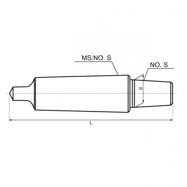 Bernardo drill chuck arbor MK 2 - B 16